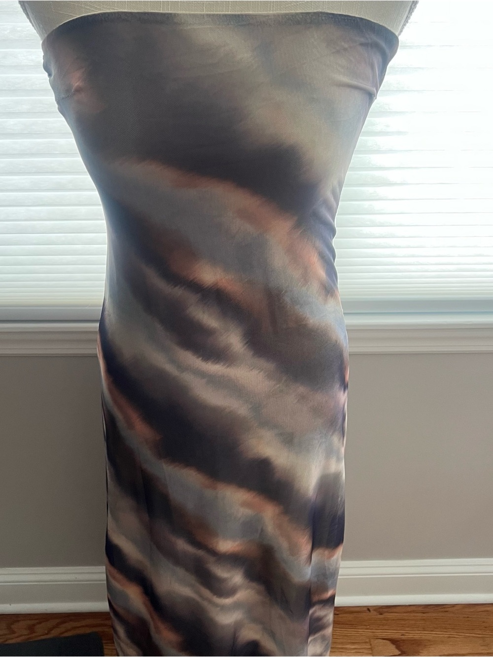 Princess Polly Strapless Dress in Smoky Taupe